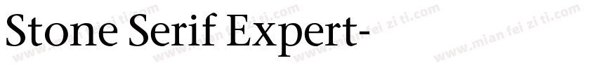 Stone Serif Expert字体转换